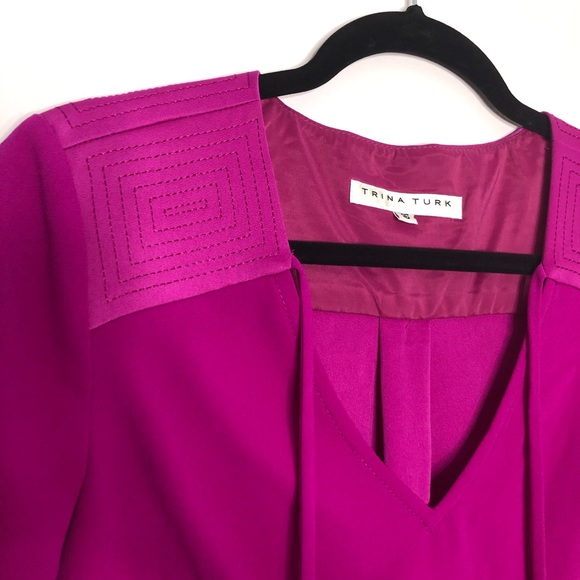 NEW Trina Turk Escondido Front Tassel Top Small - Picture 5 of 8